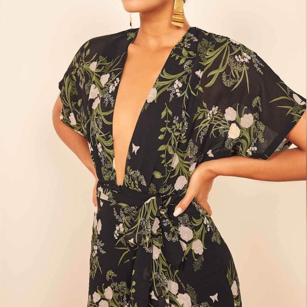 REFORMATION | $278 Lemongrass Jumpsuit - Picture 2 of 10